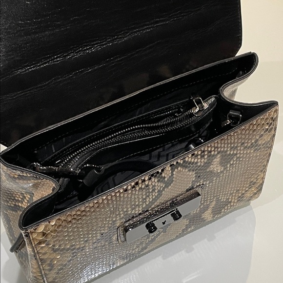 Nursace Snakeskin Print Handbag / Purse Shoulder / Side Bag / Crossbody Bag - Picture 2 of 16